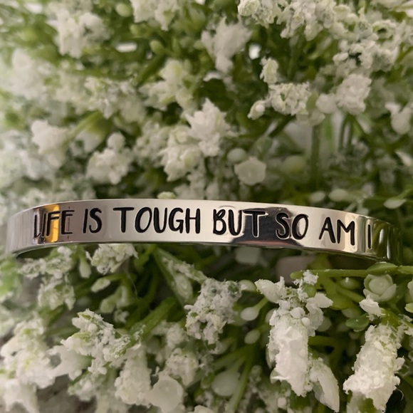 bracelet with gift bag “life is tough but so I’m I” - Picture 3 of 10
